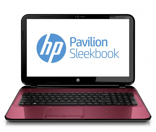 HP Pavilion Sleekbook_ Ruby Red color_front