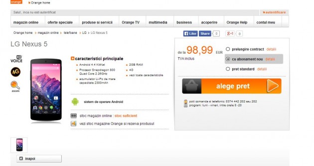 Google-Nexus-5-oferta-Orange