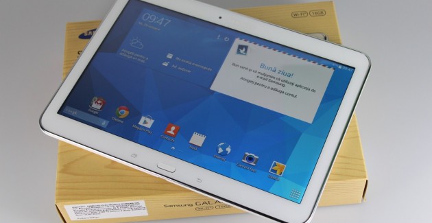 Samsung GALAXY Tab4 10.1  în exclusivitate la Flanco, unboxing și primele impresii : Gadget.ro 
