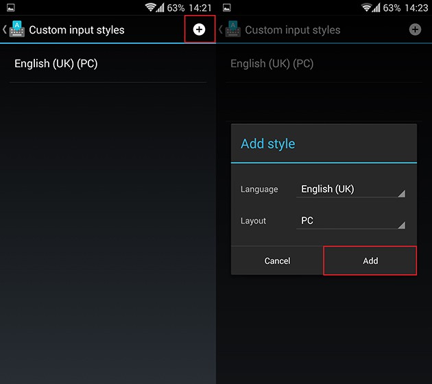 Adauga un rand cu cifre in Google Keyboard