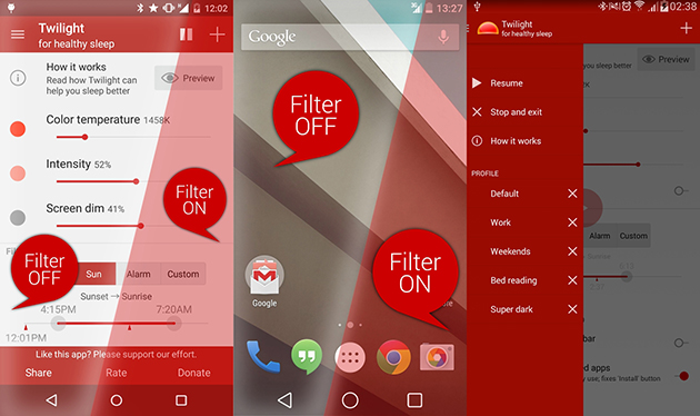 Ofera-ti un somn mai bun cu Twilight pentru Android