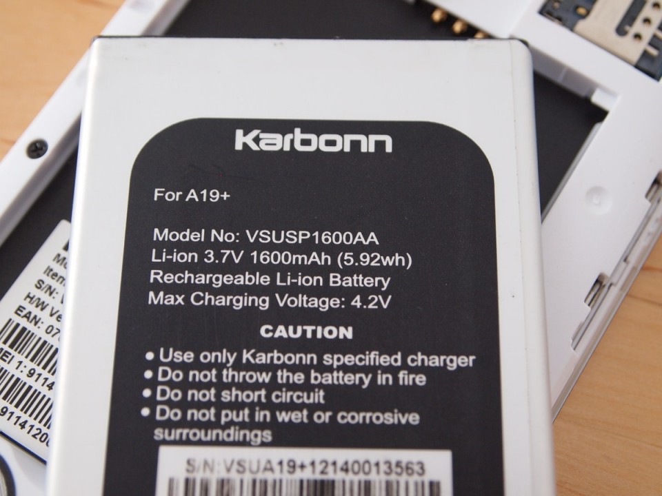Baterie Karbonn A19 Plus