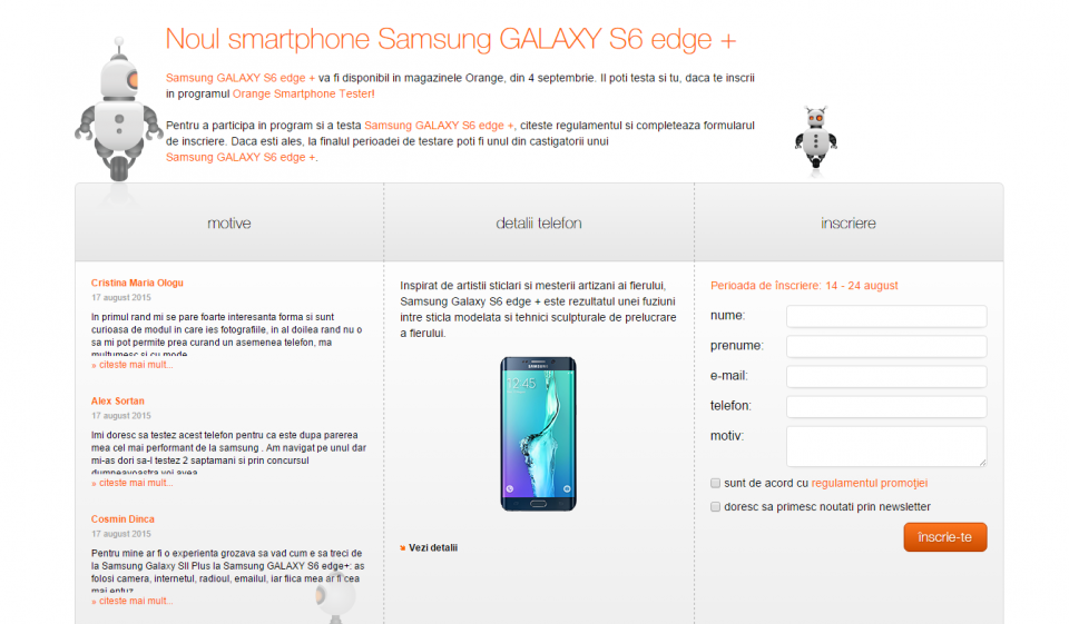 Orange-Smartphone-Tester-Samsung-GALAXY-S6-Edge-Plus