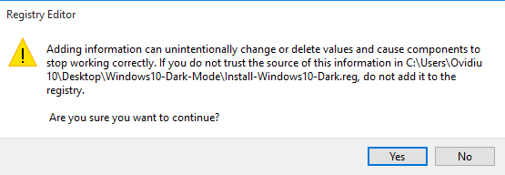 Activeaza tema Dark in Windows 10