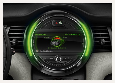 sistem infotainment noul Mini Cabriolet