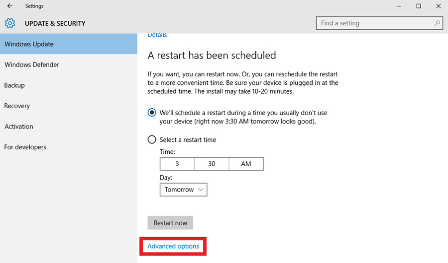 Dezactiveaza partajarea actualizarilor in Windows 10