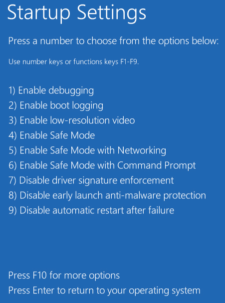 Dezactiveaza verificarea semnaturii unui driver in Windows 8 si 10 64-bit