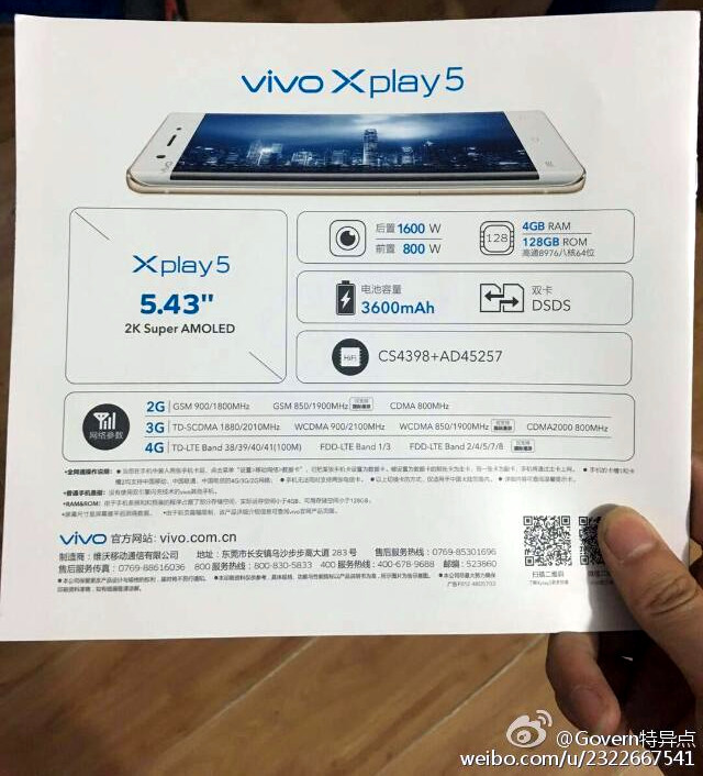 vivo-Xplay5-specs-leak