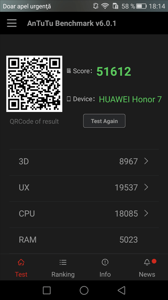 Teste benchmark Huawei Honor 7 (1)