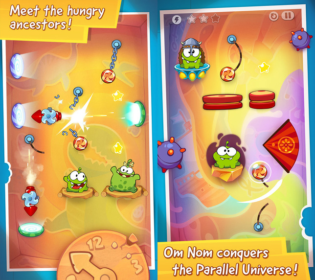 Aplicatia saptamanii în Apple App Store: Cut the Rope Time Travel