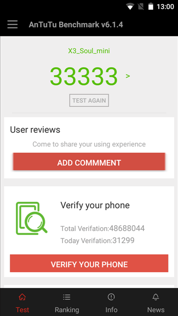 Teste benchmark Allview X3 Soul Mini (1)