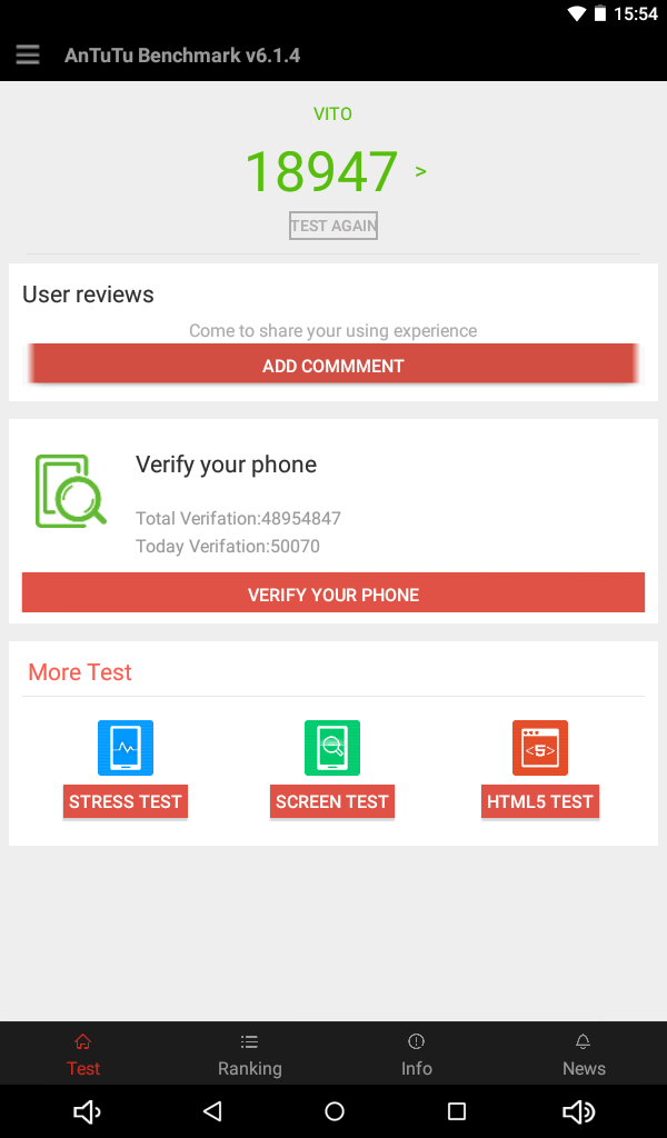 Teste benchmark Odys VITO (2)