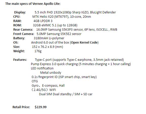 Vernee-Apollo-Lite-specs