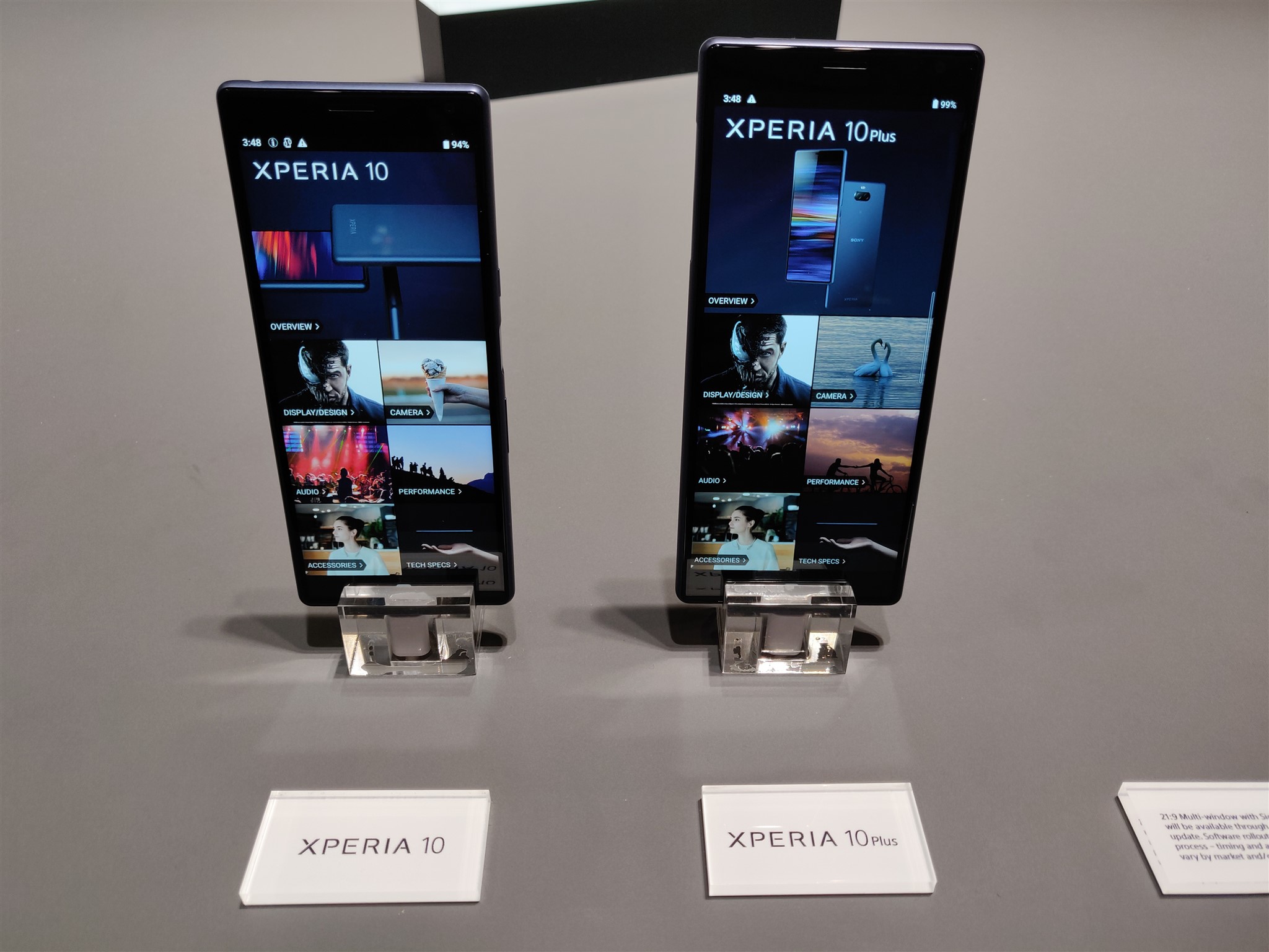 Sony Xperia 10 si 10 Plus la MWC 2019
